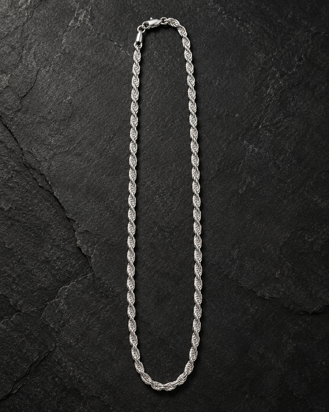 Cadena Turbillón 001 Plata 925 — 60 cm