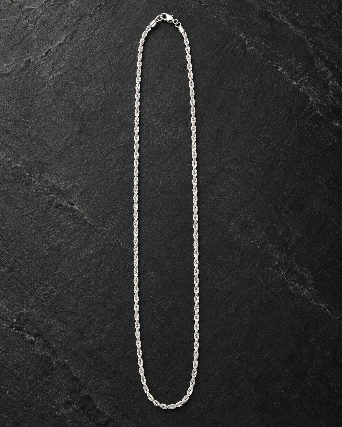 Cadena Turbillón 002 Plata 925 — 60 cm