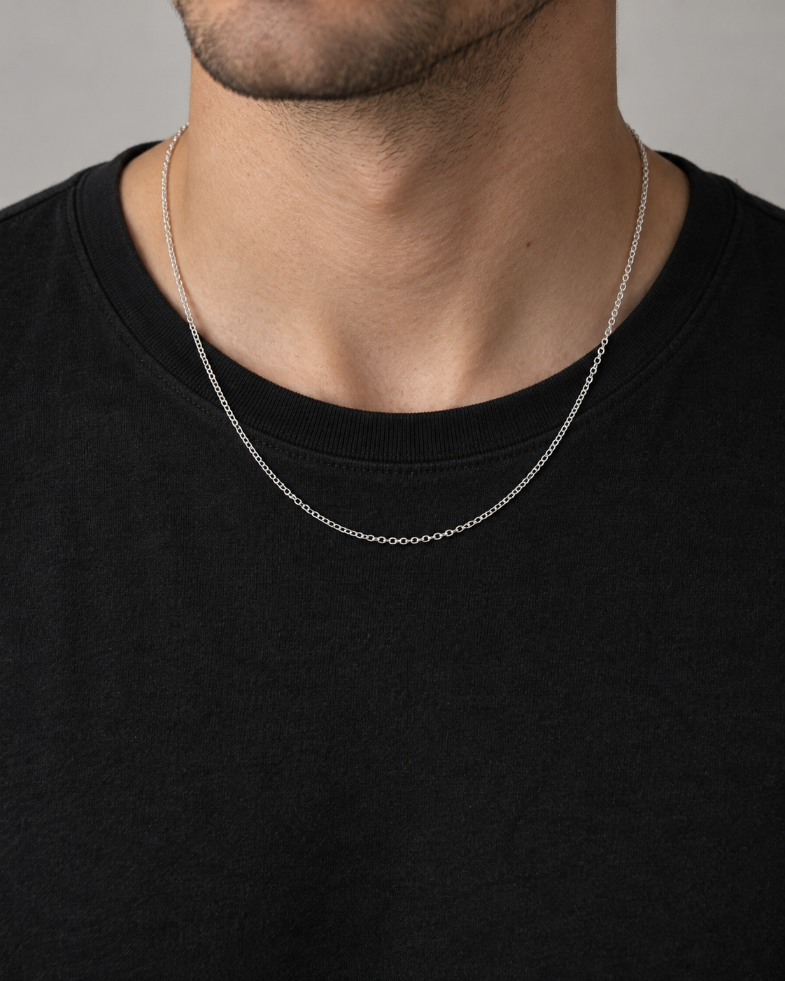 Cadena Rolo 001 Plata 925 — 50 cm