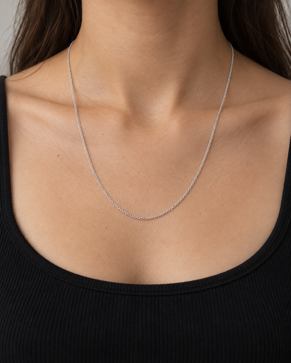 Cadena Rolo 001 Plata 925 — 50 cm